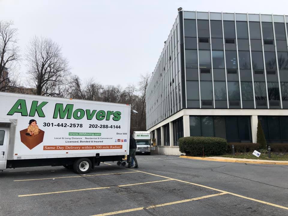Commercial moving service in DC, VA and DA AK Movers